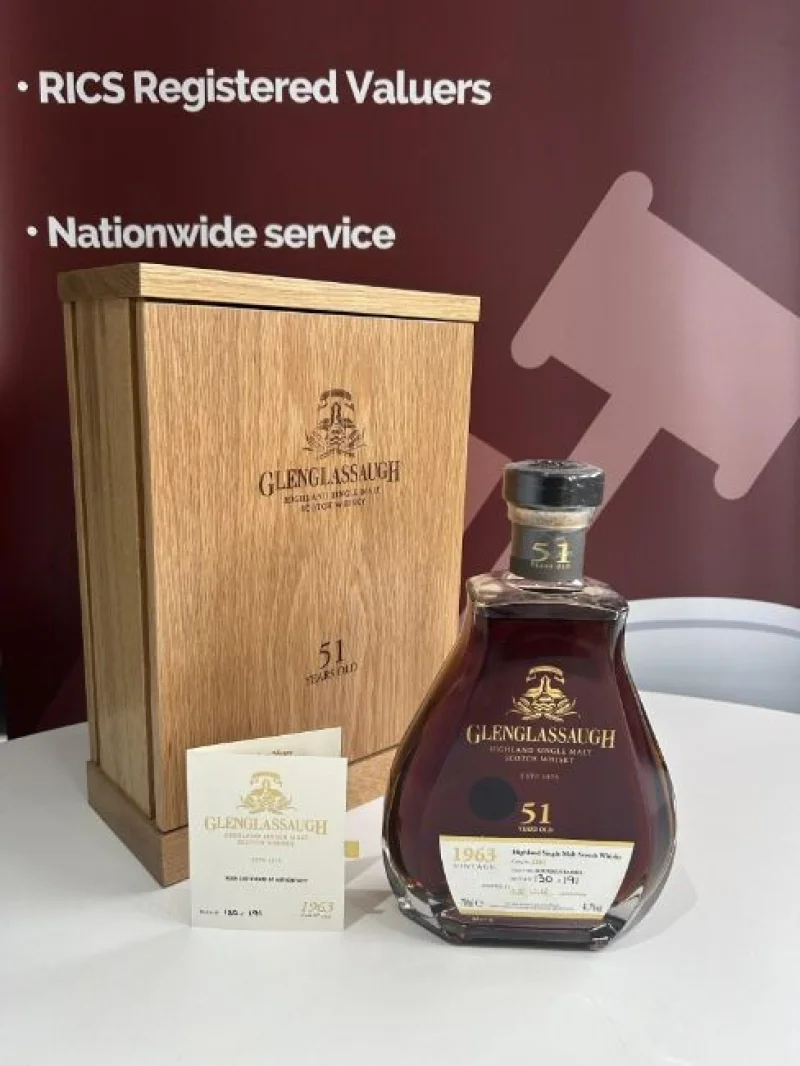 JPS Chartered Surveyors - Spirit & Champagne Auction | Vintage Bottles of Glenglassaugh, Don Q Reserva de la Familia Serralles, Dom Perignon and More - Auction Image 1